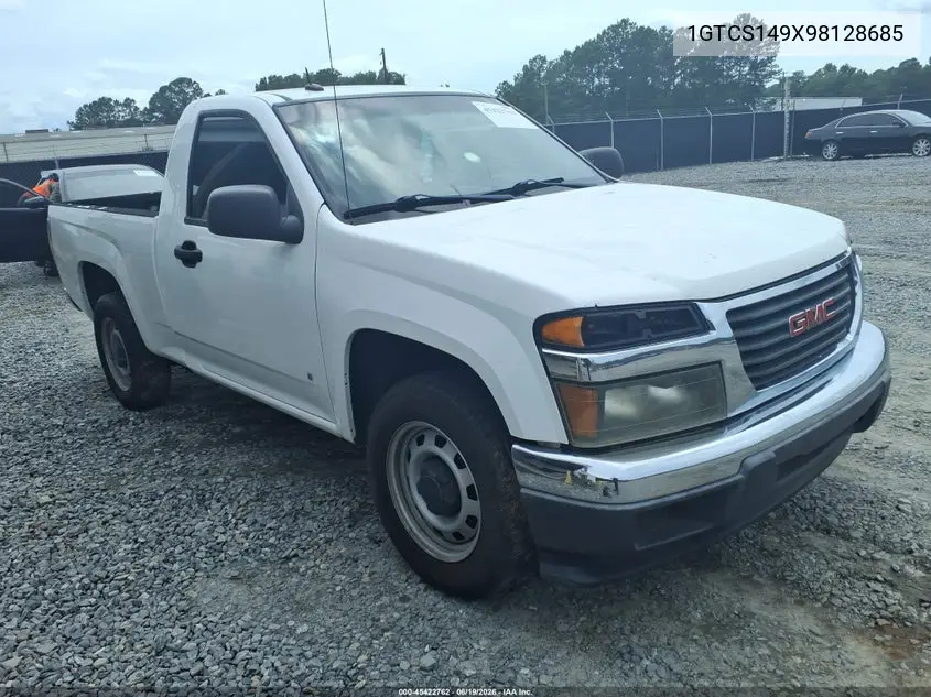 2009 GMC Canyon Work Truck VIN: 1GTCS149X98128685 Lot: 45422762