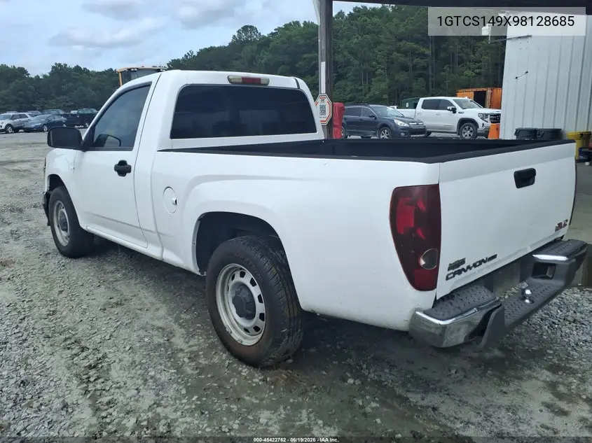 2009 GMC Canyon Work Truck VIN: 1GTCS149X98128685 Lot: 45422762
