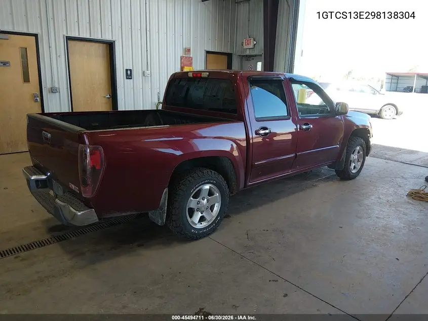 2009 GMC Canyon Sle1 VIN: 1GTCS13E298138304 Lot: 45494711