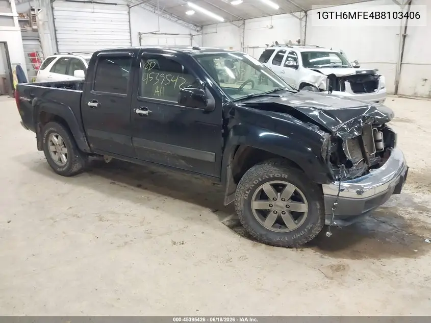 2011 GMC Canyon Sle1 VIN: 1GTH6MFE4B8103406 Lot: 45395426