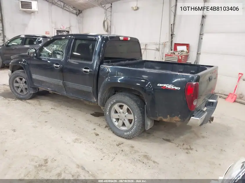 2011 GMC Canyon Sle1 VIN: 1GTH6MFE4B8103406 Lot: 45395426