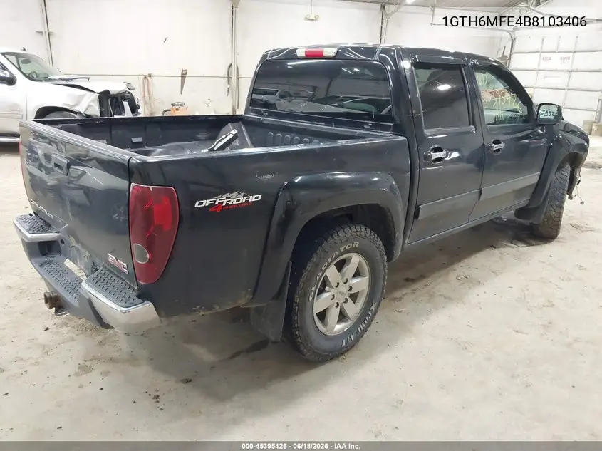 2011 GMC Canyon Sle1 VIN: 1GTH6MFE4B8103406 Lot: 45395426