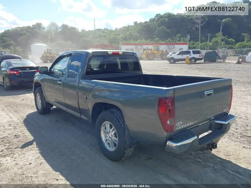 2011 GMC Canyon Sle1 VIN: 1GTJ6MFEXB8122740 Lot: 45463998