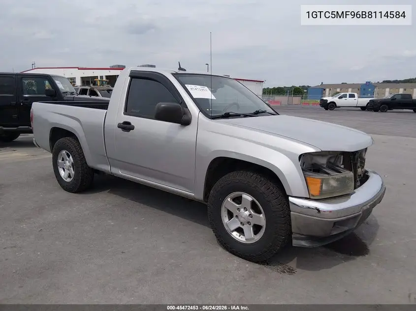 2011 GMC Canyon Sle1 VIN: 1GTC5MF96B8114584 Lot: 45472453