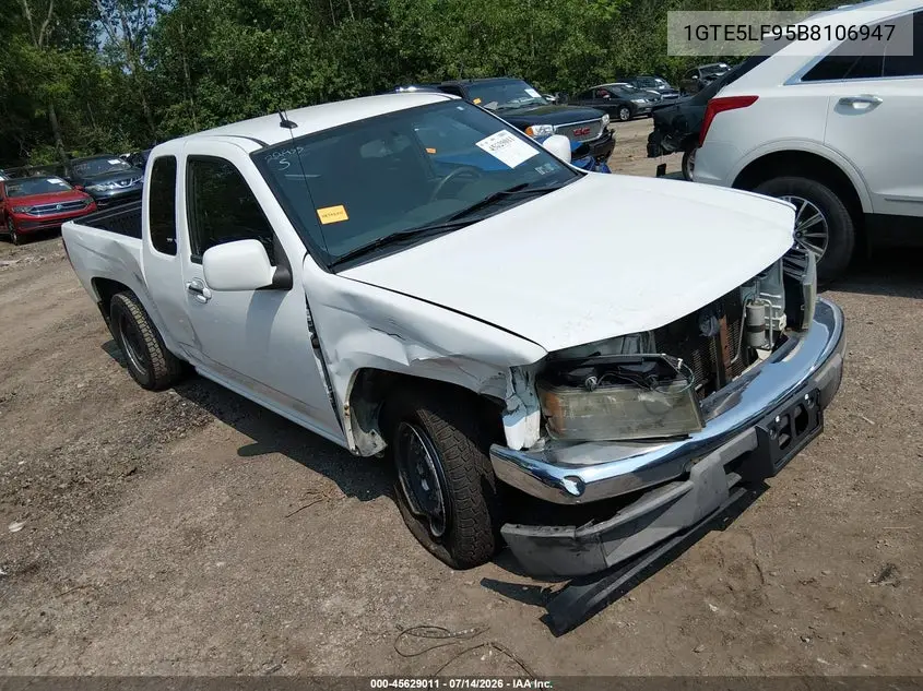 2011 GMC Canyon Work Truck VIN: 1GTE5LF95B8106947 Lot: 45629011