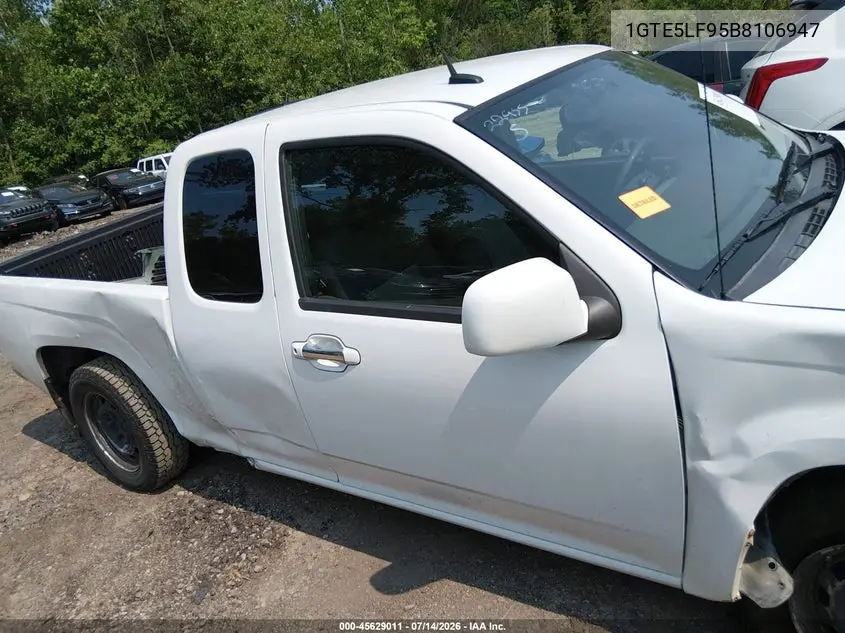 2011 GMC Canyon Work Truck VIN: 1GTE5LF95B8106947 Lot: 45629011