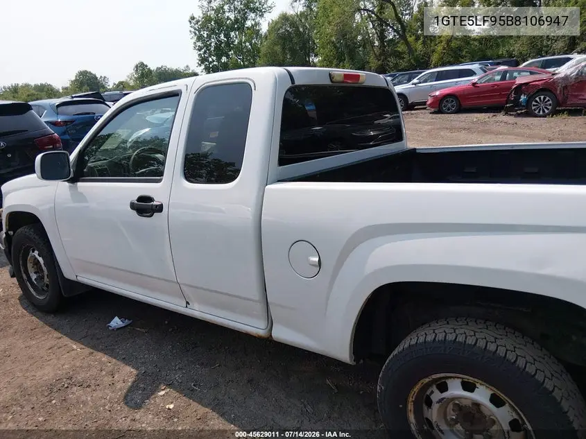 2011 GMC Canyon Work Truck VIN: 1GTE5LF95B8106947 Lot: 45629011