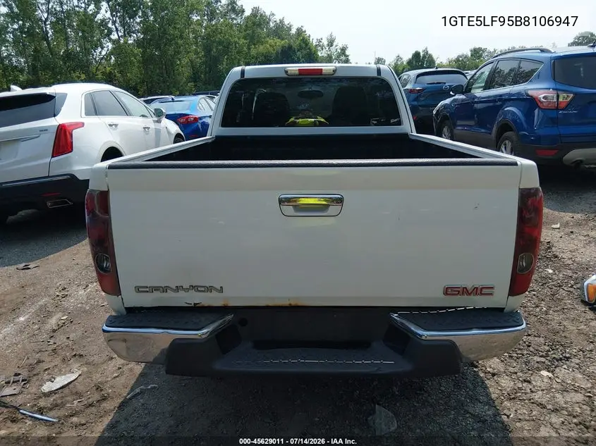 2011 GMC Canyon Work Truck VIN: 1GTE5LF95B8106947 Lot: 45629011