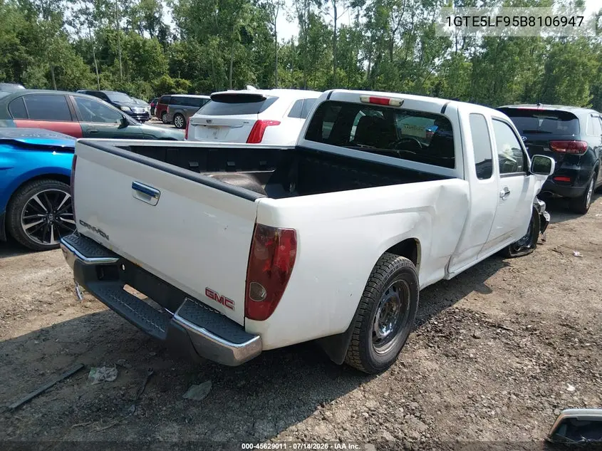 2011 GMC Canyon Work Truck VIN: 1GTE5LF95B8106947 Lot: 45629011
