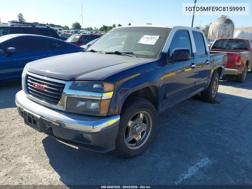 2012 GMC Canyon Sle1 VIN: 1GTD5MFE9C8159991 Lot: 45407020