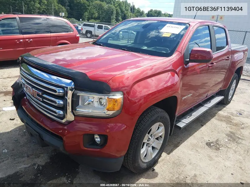 2015 GMC Canyon Sle VIN: 1GTG6BE36F1139404 Lot: 45369567