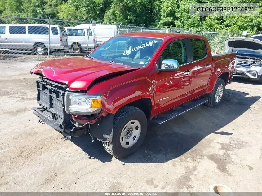 2015 GMC Canyon Slt VIN: 1GTG6CE38F1254821 Lot: 45432769