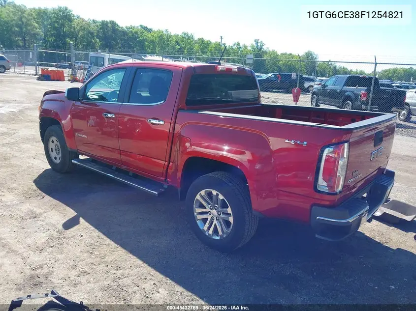 2015 GMC Canyon Slt VIN: 1GTG6CE38F1254821 Lot: 45432769