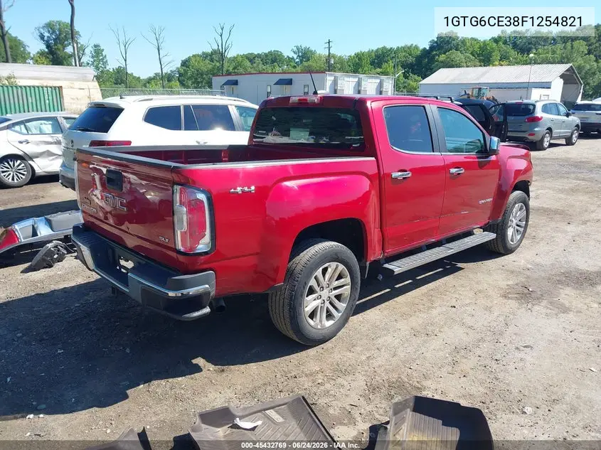 2015 GMC Canyon Slt VIN: 1GTG6CE38F1254821 Lot: 45432769