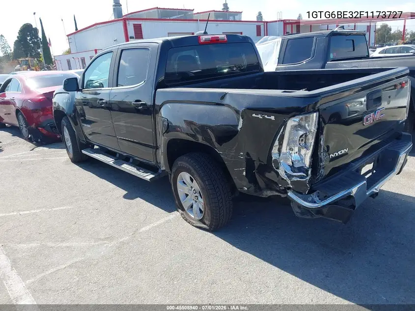 2015 GMC Canyon 4Wd Sle VIN: 1GTG6BE32F1173727 Lot: 45508940