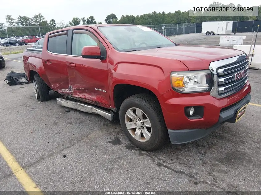 2015 GMC Canyon 2Wd Sle VIN: 1GTG5BE30F1248699 Lot: 45581861
