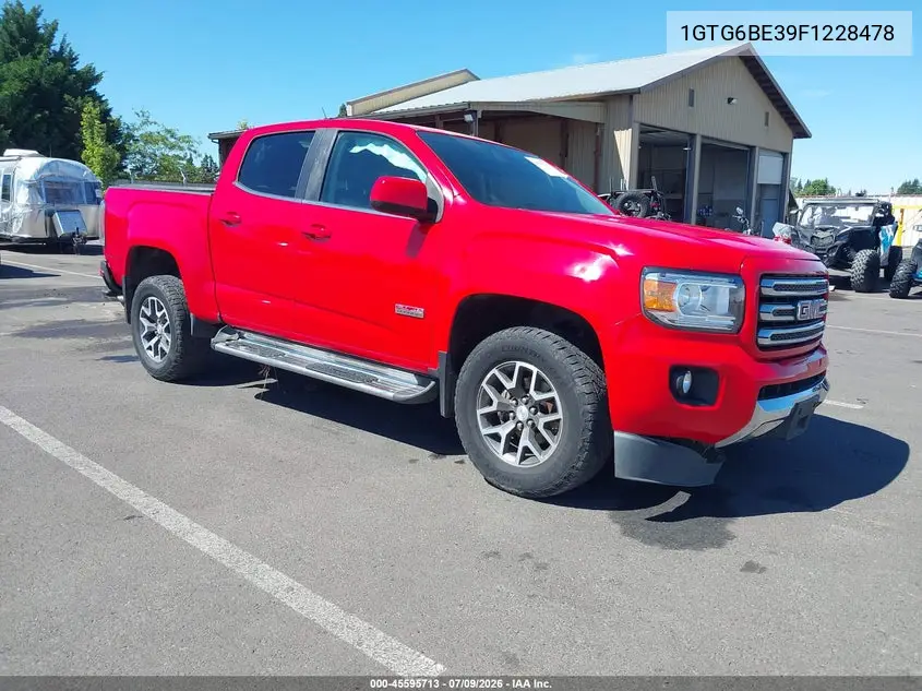 2015 GMC Canyon 4Wd Sle VIN: 1GTG6BE39F1228478 Lot: 45595713
