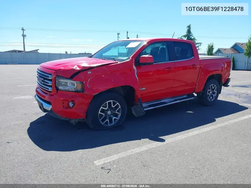2015 GMC Canyon 4Wd Sle VIN: 1GTG6BE39F1228478 Lot: 45595713