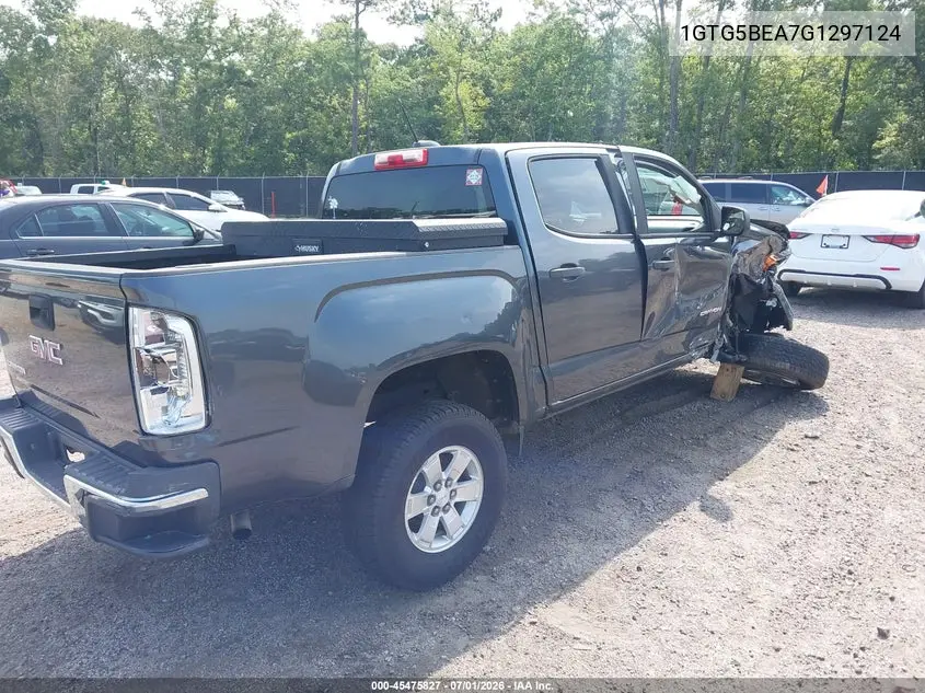 2016 GMC Canyon 2Wd VIN: 1GTG5BEA7G1297124 Lot: 45475827