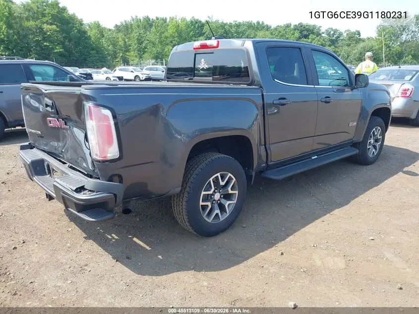 2016 GMC Canyon 4Wd Sle VIN: 1GTG6CE39G1180231 Lot: 45513109
