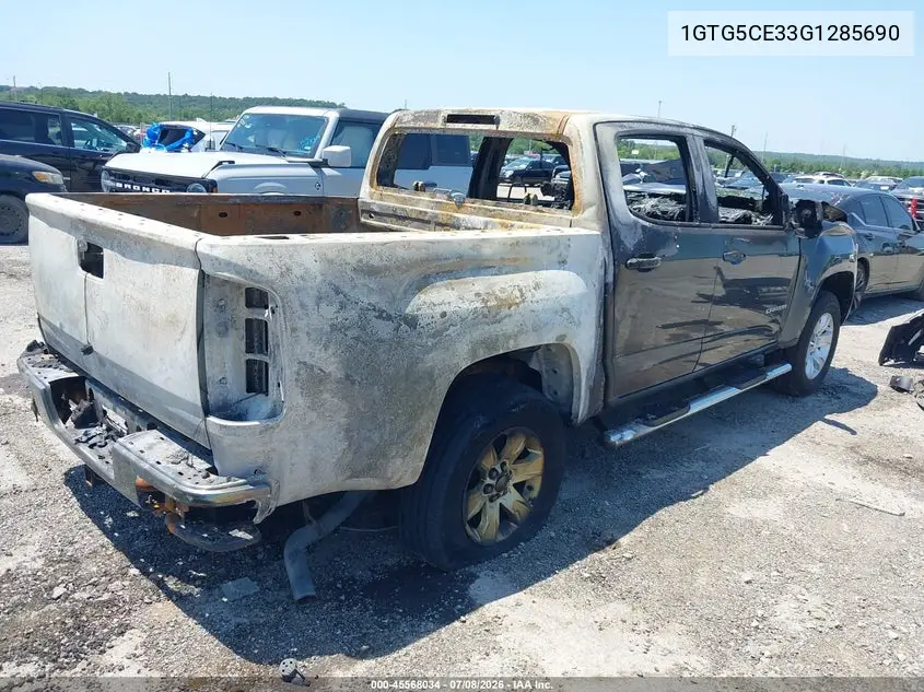 2016 GMC Canyon 2Wd Sle VIN: 1GTG5CE33G1285690 Lot: 45568034