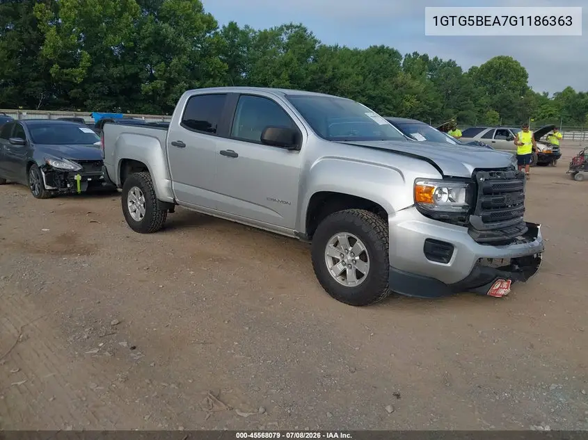 2016 GMC Canyon 2Wd VIN: 1GTG5BEA7G1186363 Lot: 45568079