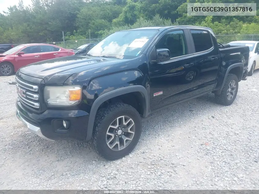 2016 GMC Canyon 2Wd Sle VIN: 1GTG5CE39G1357816 Lot: 45575982