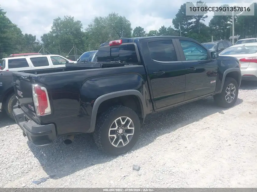 2016 GMC Canyon 2Wd Sle VIN: 1GTG5CE39G1357816 Lot: 45575982