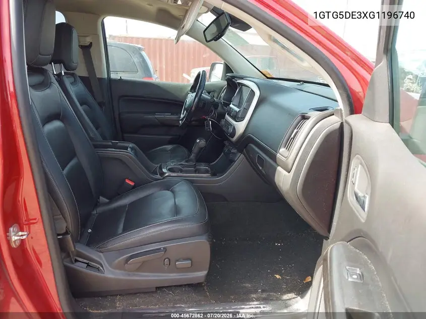 1GTG5DE3XG1196740 2016 GMC Canyon 2Wd Slt