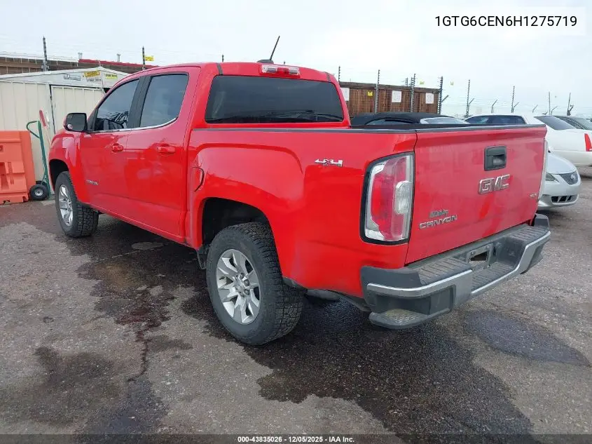 1GTG6CEN6H1275719 2017 GMC Canyon Sle