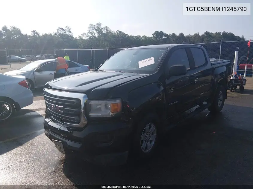 2017 GMC Canyon VIN: 1GTG5BEN9H1245790 Lot: 45303419