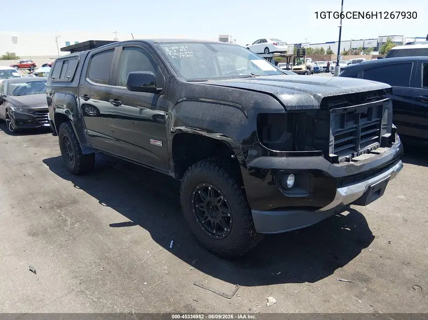 2017 GMC Canyon 4Wd Sle VIN: 1GTG6CEN6H1267930 Lot: 45336952