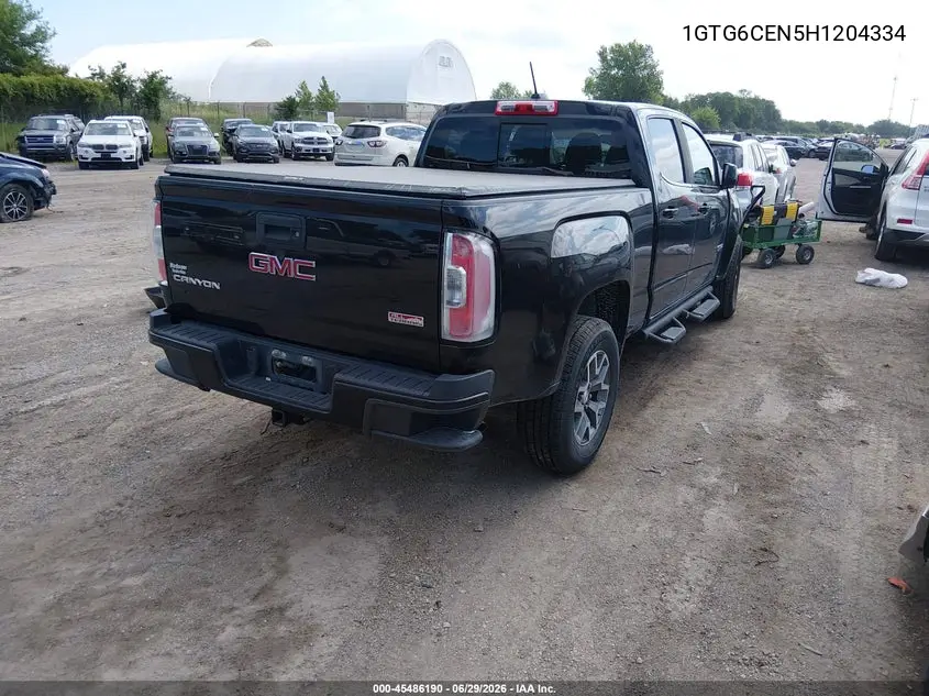 2017 GMC Canyon 4Wd Sle VIN: 1GTG6CEN5H1204334 Lot: 45486190