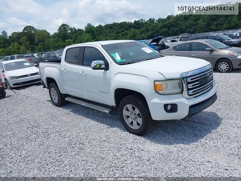 2017 GMC Canyon 2Wd Sle VIN: 1GTG5CEA2H1144741 Lot: 45514687