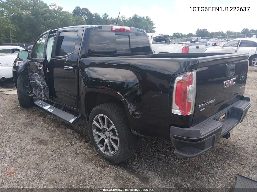 2018 GMC Canyon 4Wd Denali VIN: 1GTG6EEN1J1222637 Lot: 45421857
