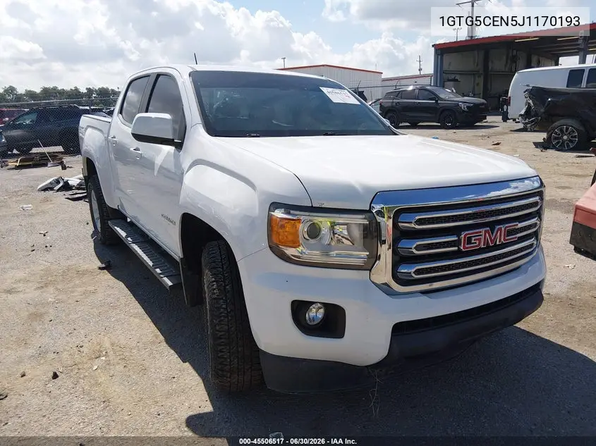 2018 GMC Canyon Sle VIN: 1GTG5CEN5J1170193 Lot: 45506517