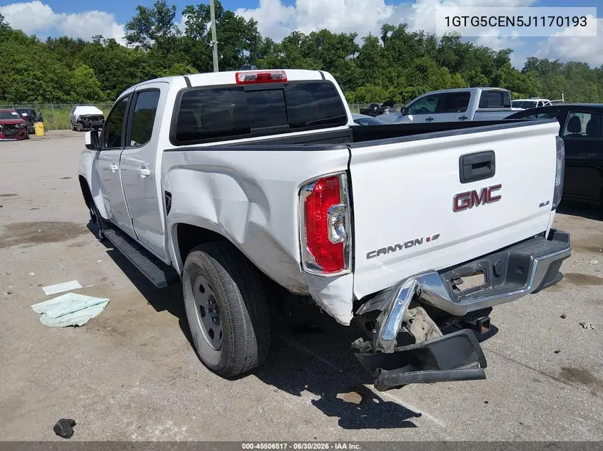 2018 GMC Canyon Sle VIN: 1GTG5CEN5J1170193 Lot: 45506517