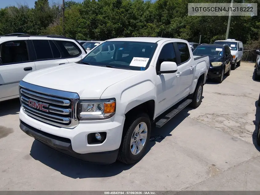 2018 GMC Canyon Sle VIN: 1GTG5CEN4J1318222 Lot: 45543164
