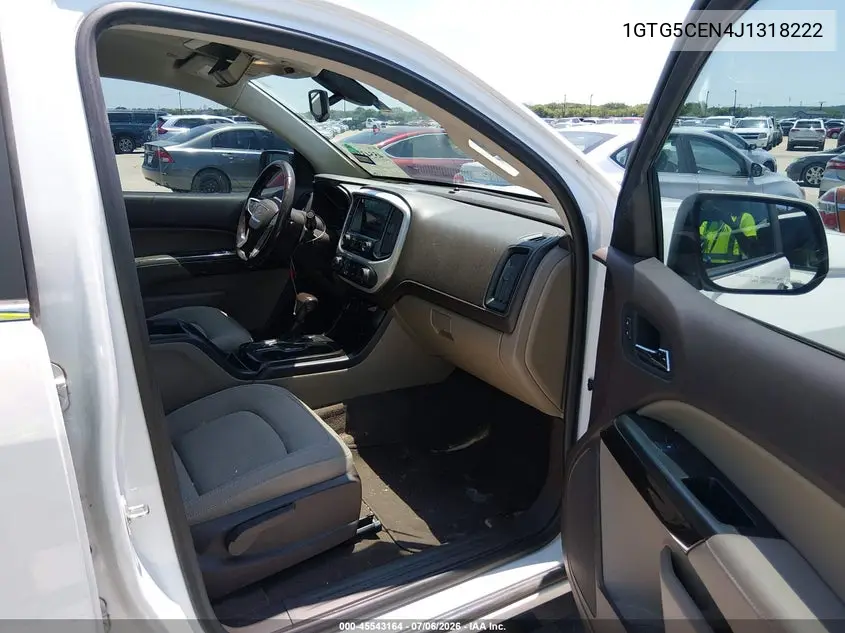 2018 GMC Canyon Sle VIN: 1GTG5CEN4J1318222 Lot: 45543164