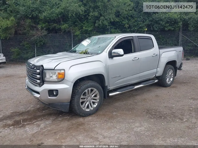2018 GMC Canyon Slt VIN: 1GTG6DEN0J1142479 Lot: 45565938