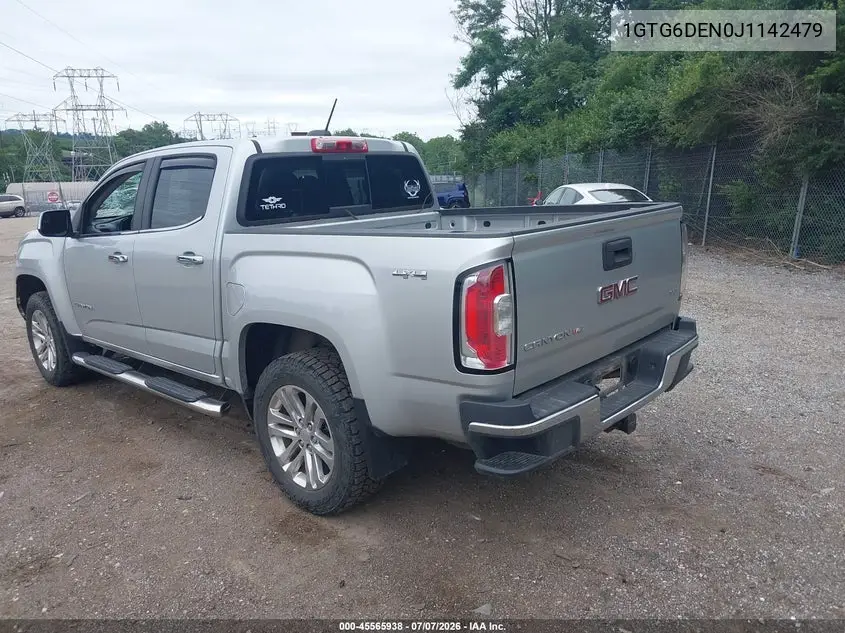 2018 GMC Canyon Slt VIN: 1GTG6DEN0J1142479 Lot: 45565938
