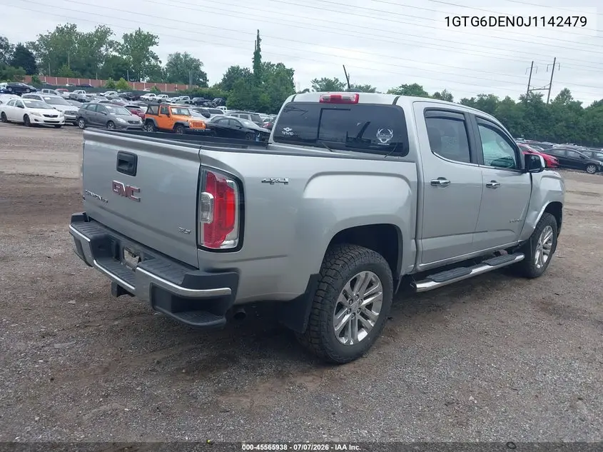 2018 GMC Canyon Slt VIN: 1GTG6DEN0J1142479 Lot: 45565938