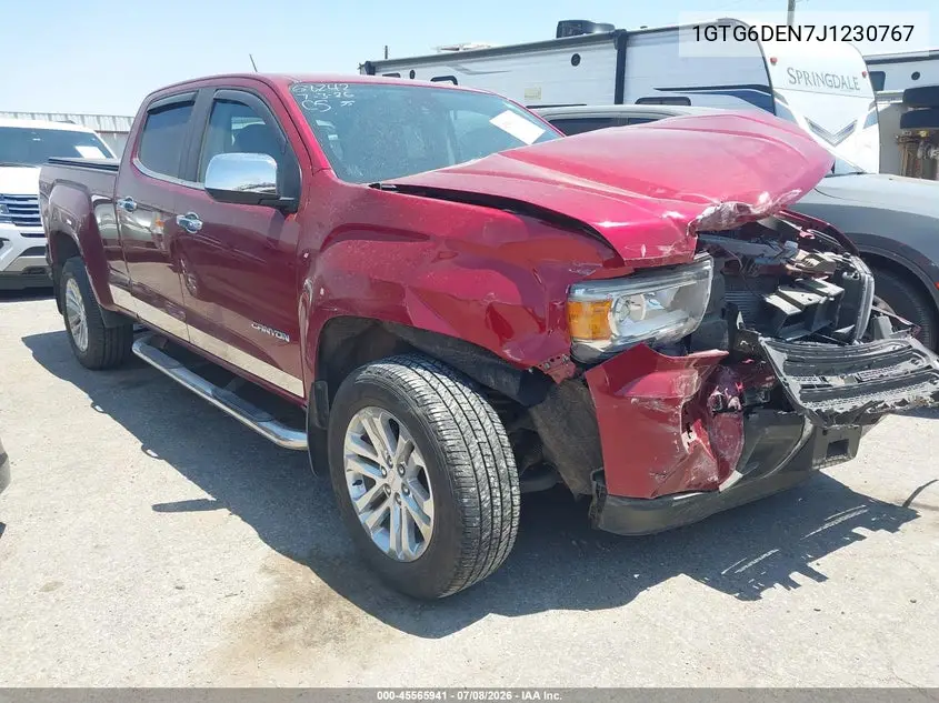 2018 GMC Canyon Slt VIN: 1GTG6DEN7J1230767 Lot: 45565941