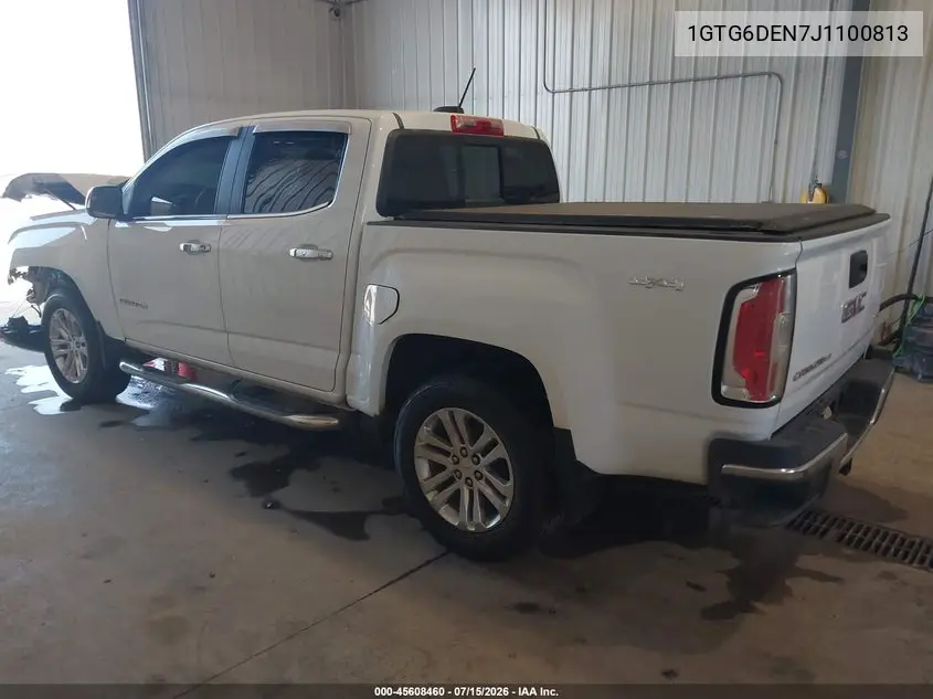 2018 GMC Canyon Slt VIN: 1GTG6DEN7J1100813 Lot: 45608460