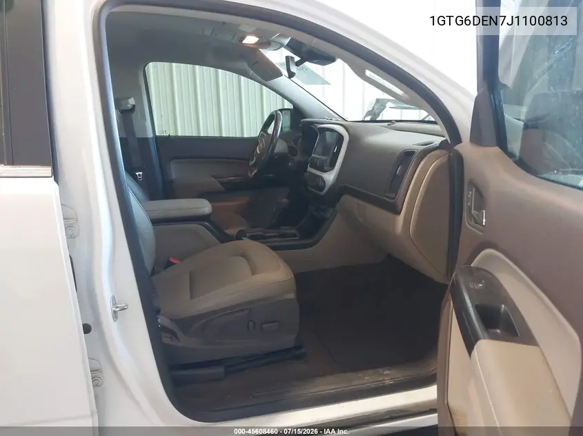 2018 GMC Canyon Slt VIN: 1GTG6DEN7J1100813 Lot: 45608460