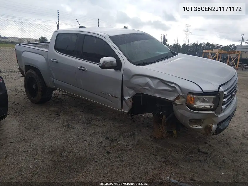 2018 GMC Canyon Sle VIN: 1GTG5CEN2J1171172 Lot: 45622792