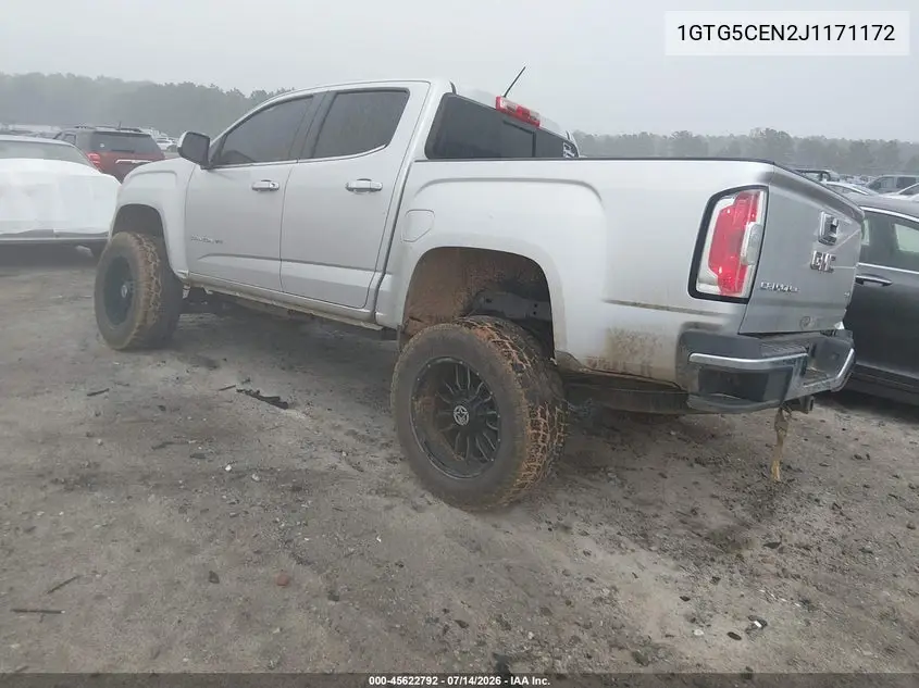 2018 GMC Canyon Sle VIN: 1GTG5CEN2J1171172 Lot: 45622792