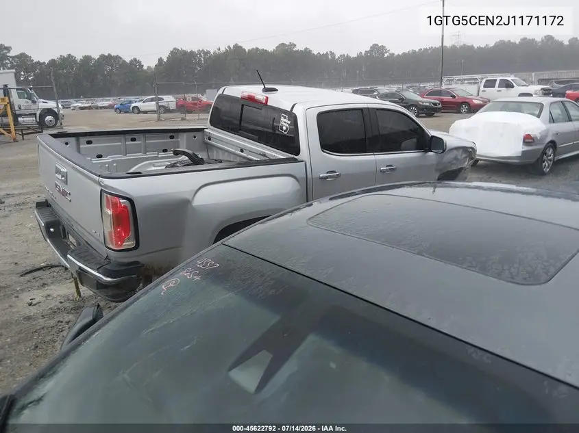 2018 GMC Canyon Sle VIN: 1GTG5CEN2J1171172 Lot: 45622792