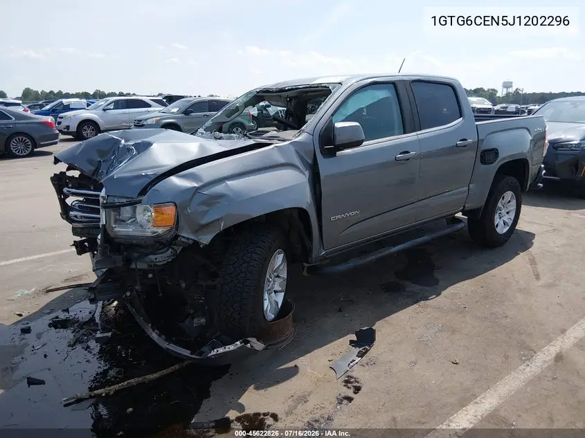2018 GMC Canyon Sle VIN: 1GTG6CEN5J1202296 Lot: 45622826