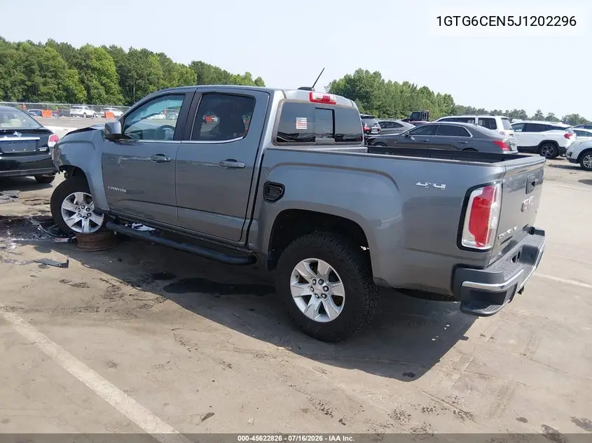 2018 GMC Canyon Sle VIN: 1GTG6CEN5J1202296 Lot: 45622826